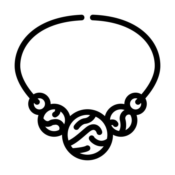 木装饰线图标矢量插图图片下载