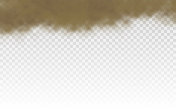 飞沙棕尘云风沙暴图片下载