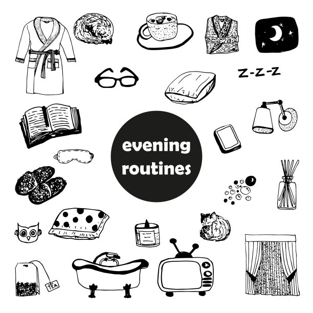 在睡觉前安排好晚上的活动图片下载