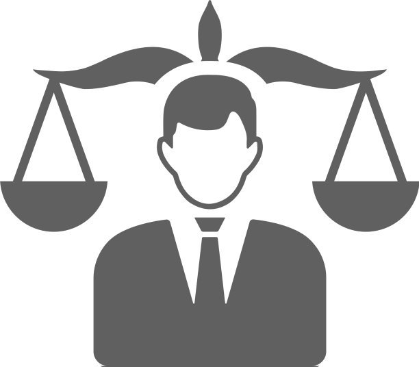 平衡法律决策图标灰色图形图片下载