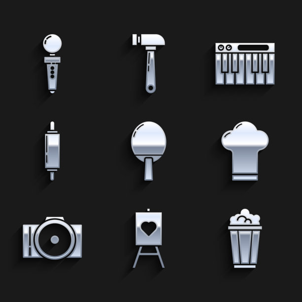 设置乒乓球拍子木画架图片下载