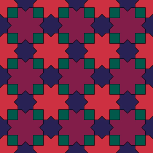 无缝模式。摩洛哥的星星和十字瓷砖装饰。东方传统的装饰。重复的几何形状。古代马赛克墙纸。民族图案。几何电子纸图片下载