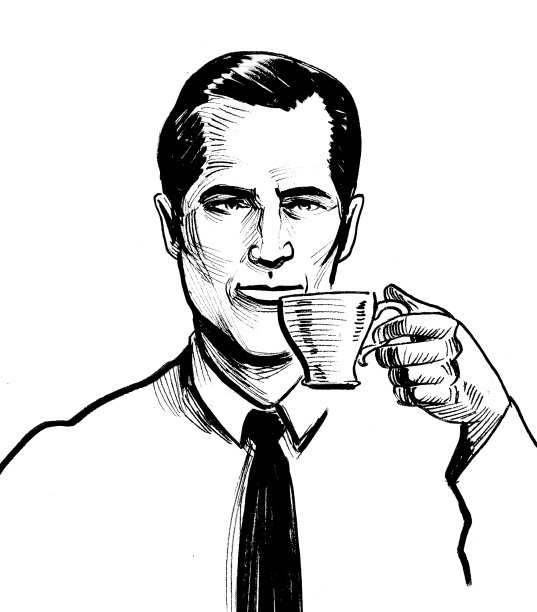 人喝咖啡图片下载