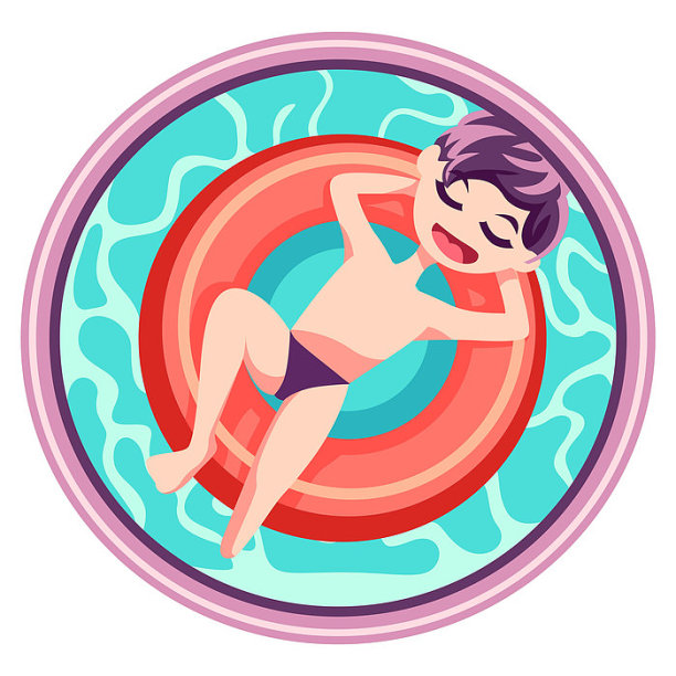 睡觉的小男孩插画元素图片下载