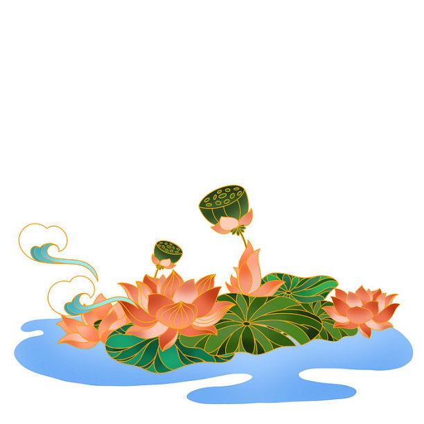 原创荷叶荷花图片下载