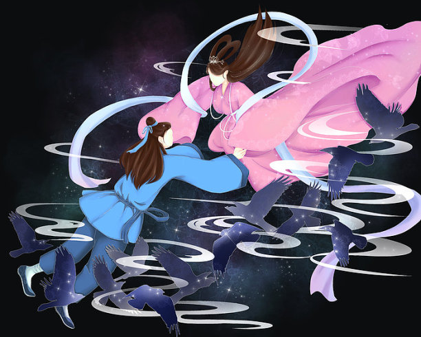 双人牛郎织女图片下载