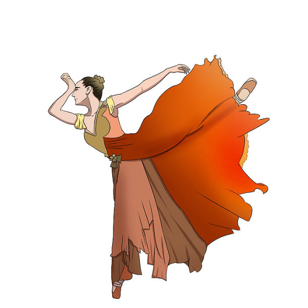 卡通跳舞的人素材图片下载