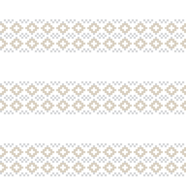 棕色圣诞节集市岛无缝模式图片下载