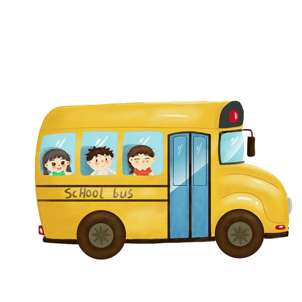 校车毕业季开学季图片下载