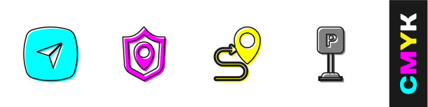 设置信息图城市地图导航位置图片下载