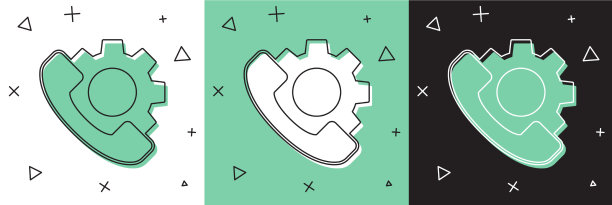 设置电话24小时支持图标隔离图片下载