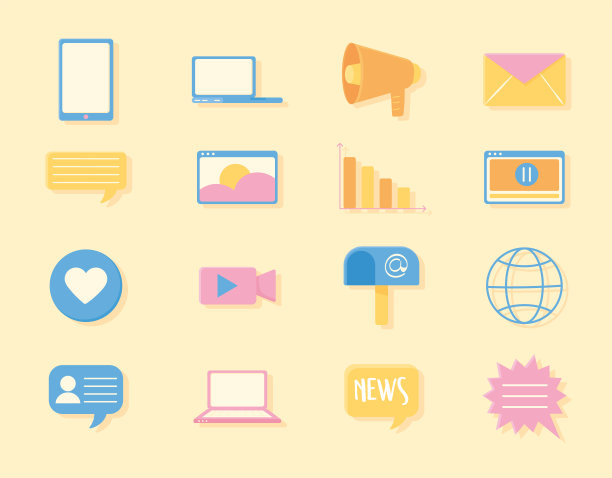 数字社会媒体图片下载