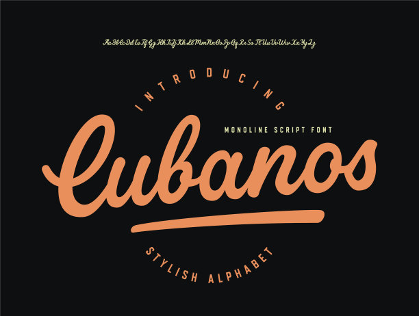 原始单线字体图片下载