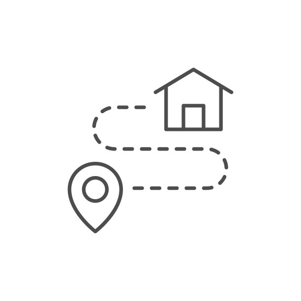 路线方案线轮廓图标图片下载