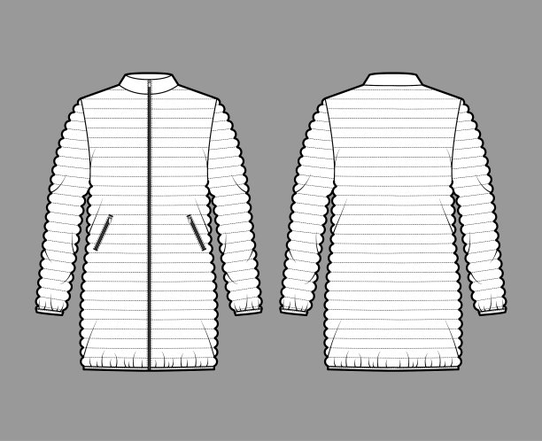 羽绒外套夹克技术时尚图片下载