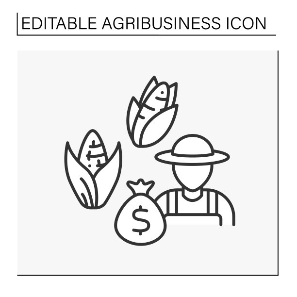 玉米种植线图标图片下载