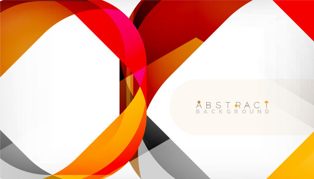 抽象的带有重叠波的正方形形状图片下载