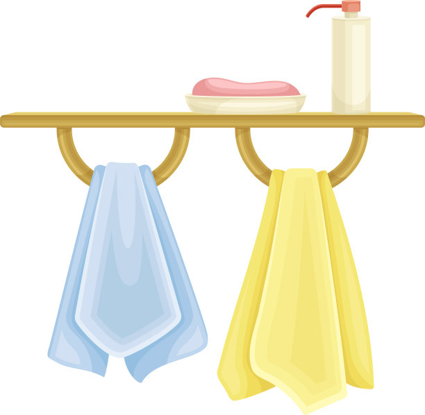 浴室壁挂式搁架卫生图片下载