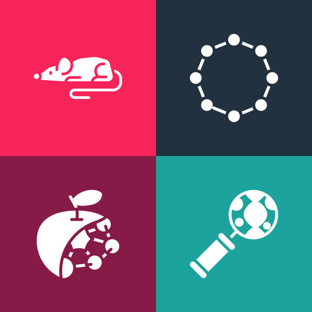 设置流行艺术DNA研究生物学图片下载