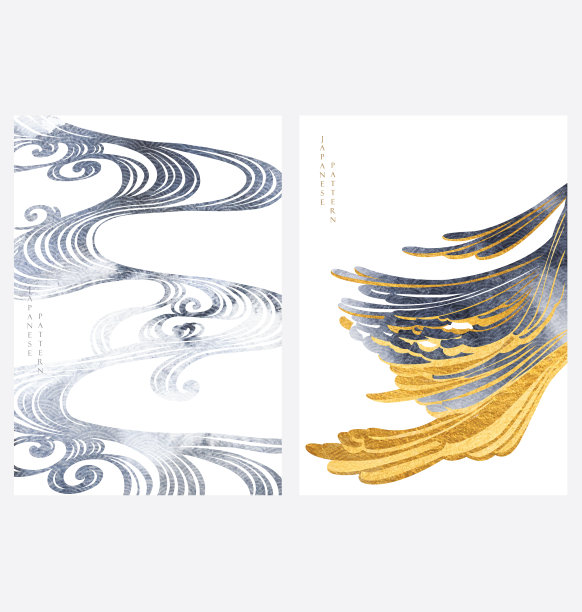 抽象艺术背景与金色和黑色图片下载