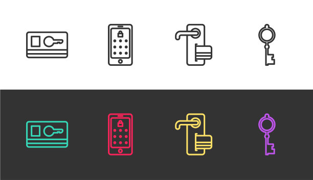 设置线路钥匙卡手机及图形密码图片下载