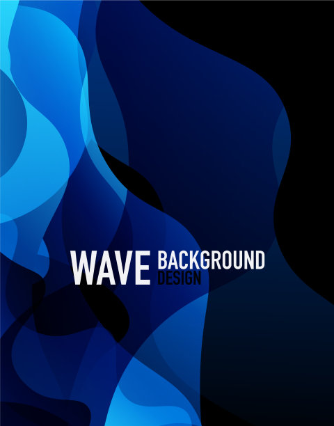 垂直流体梯度波抽象背景图片下载