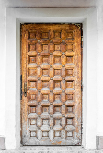 木雕旧门图片下载