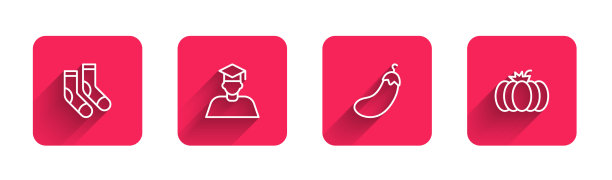 集线袜毕业生和毕业帽图片下载