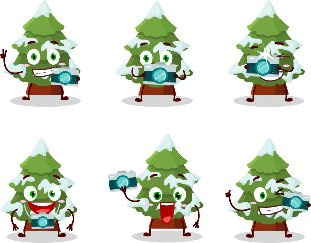 摄影师专业表情用绿雪图片下载