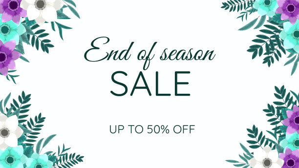 五颜六色的花卉假日销售背景异国情调图片下载