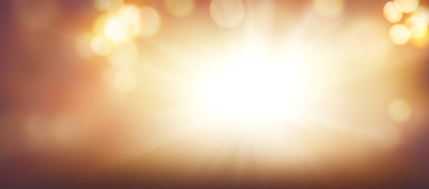 金黄色和黄色的秋天天空的背景图片下载