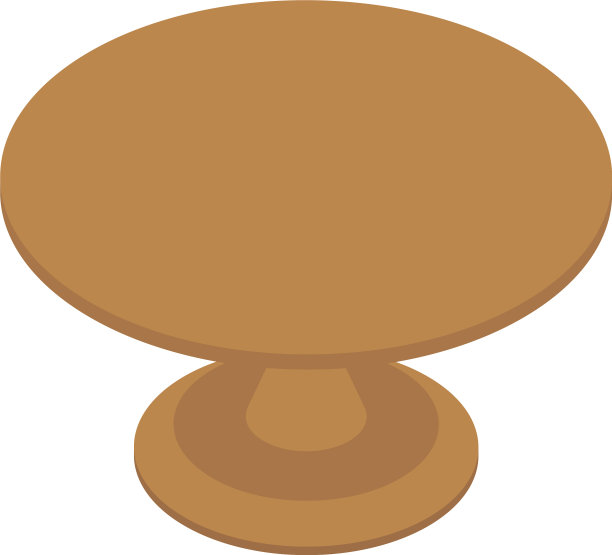 圆形的餐桌图片下载