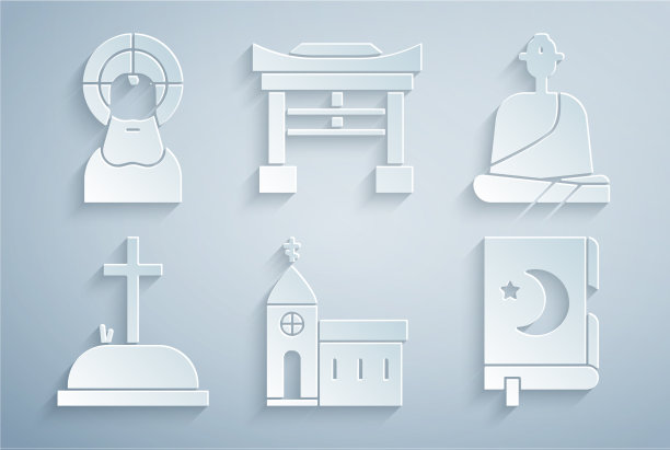 设置教堂建筑佛教僧人墓碑图片下载