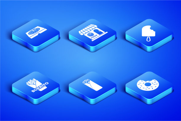 把甜甜圈披萨放在纸盒玉米煎饼里图片下载