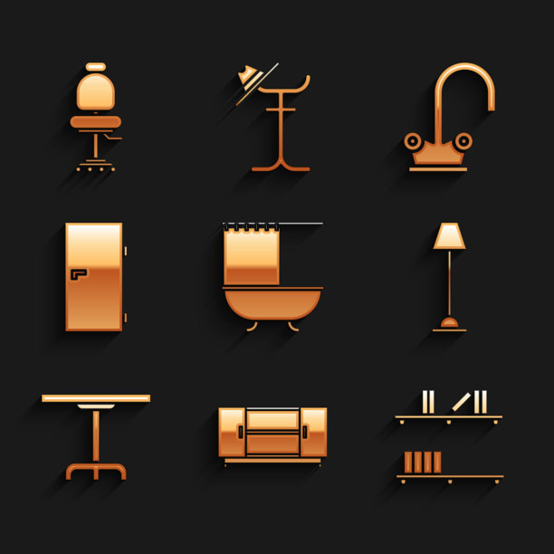 浴缸配有浴帘、电视台图片下载