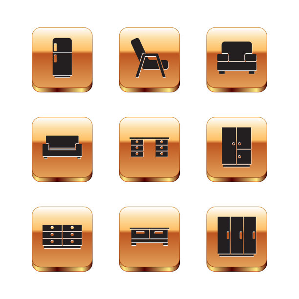 设置冰箱、衣柜、抽屉、办公桌图片下载