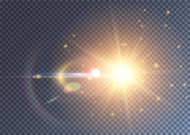 具有各种光效应的宇宙太阳光图片下载