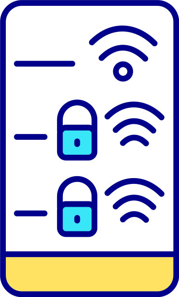 互联网网络上显示RGB彩色图标图片下载