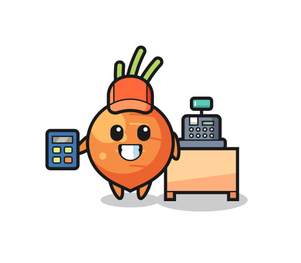 胡萝卜的性格作为收银员图片下载