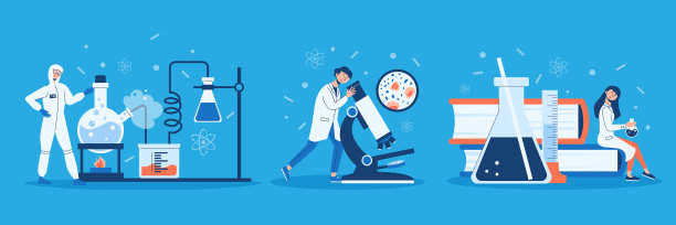 科学实验室设计概念集图片下载