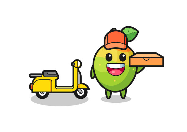 芒果扮演披萨送餐员图片下载