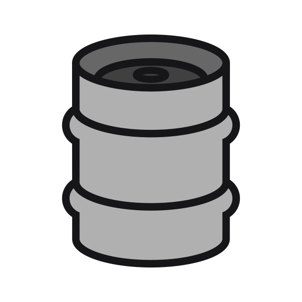 桶。盛生啤酒或其他饮料的金属桶。最安全的啤酒运输容器。图片下载