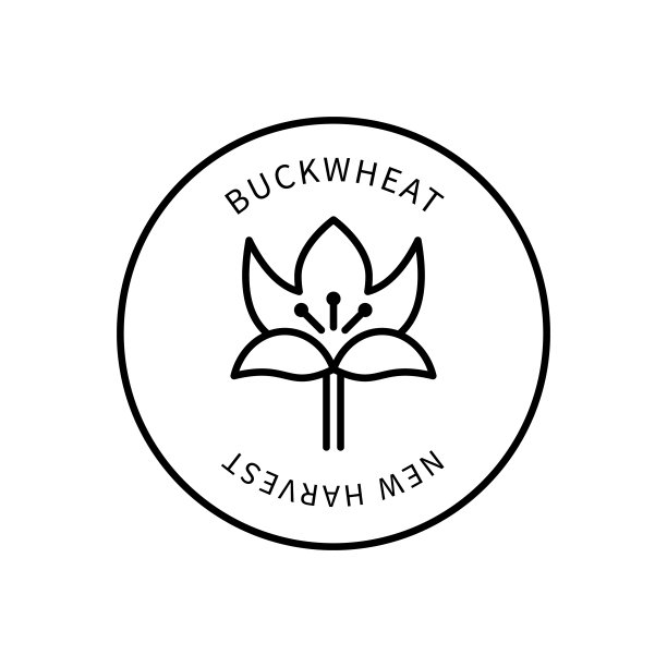 线条图标荞麦在一个简单的风格。新的收获。矢量符号在一个简单的风格孤立在一个白色的背景。图片下载