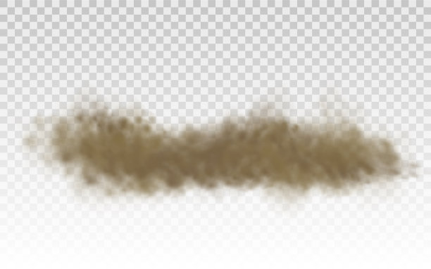 飞沙棕尘云风沙暴图片下载