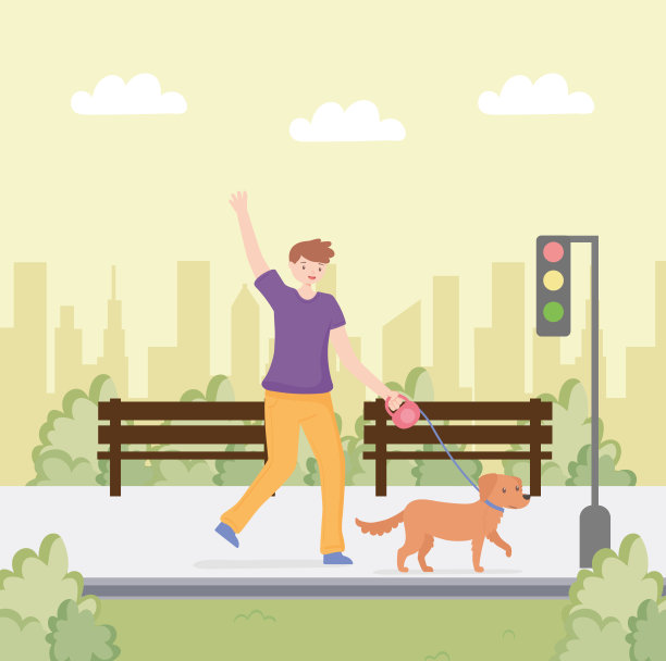 男孩和他的宠物图片下载