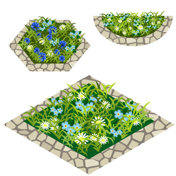 一套花创造花园场景图片下载