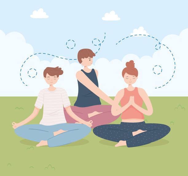 人练习瑜伽图片下载