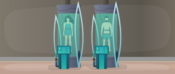 未来的实验室用低温太空舱图片下载