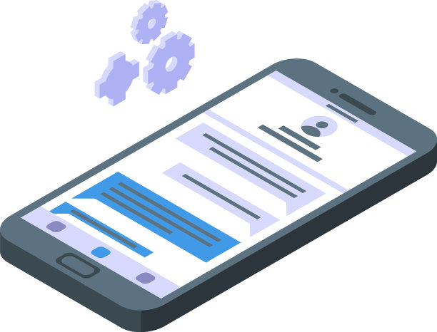 智能手机消息图标等距聊天图片下载