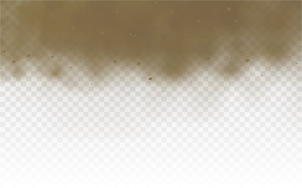 飞沙棕尘云风沙暴图片下载